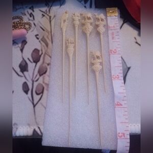 Elegant Cream Hair Pins